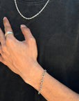 Blixa Men's Silver 92.5 Bracelet