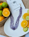 Marbella Amethyst Silver 925 Necklace