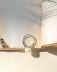 Nest Pearl Silver 925 Ring
