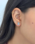 Camilla Blue Topaz Silver 925 Studs