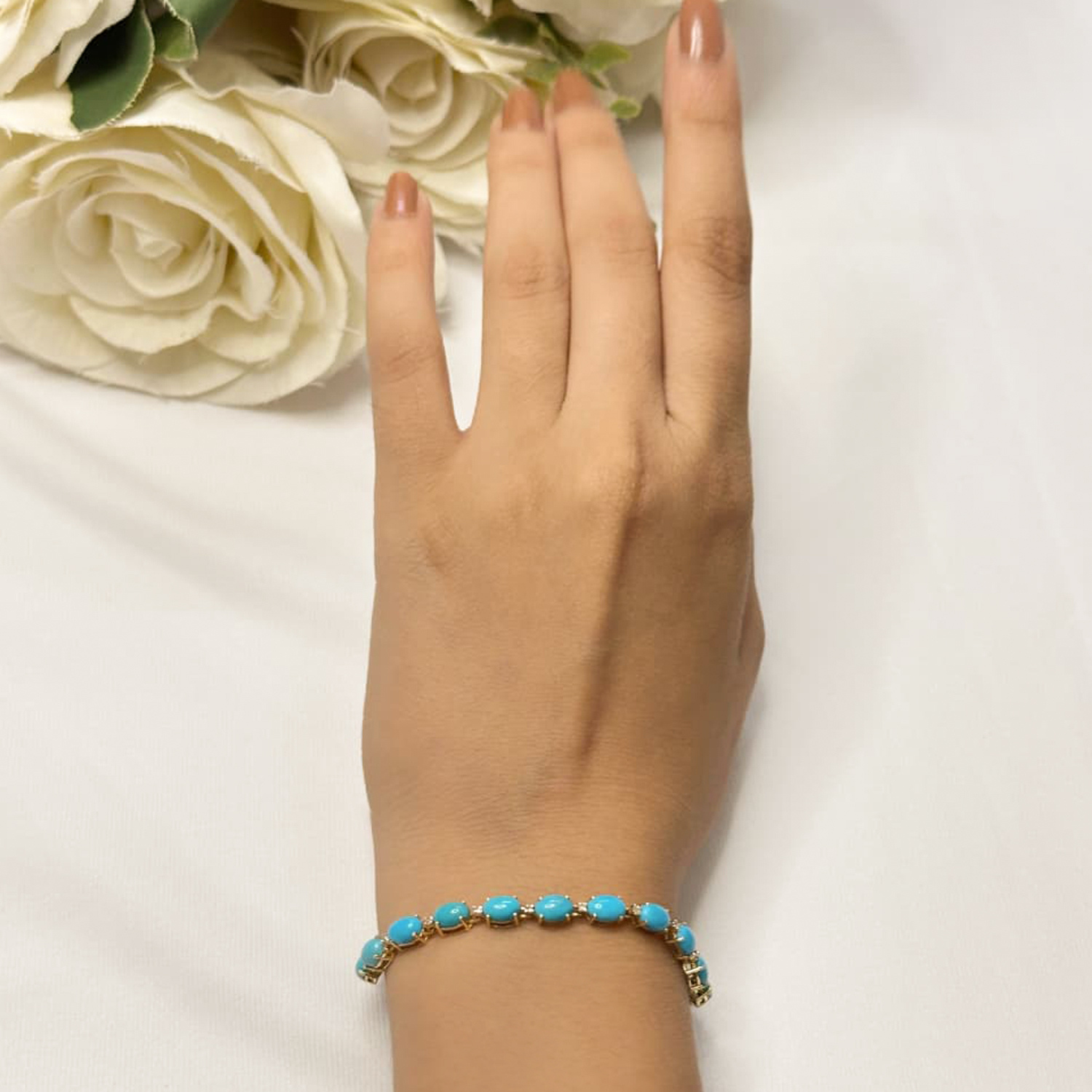 Asa Turquoise & Diamond Bracelet