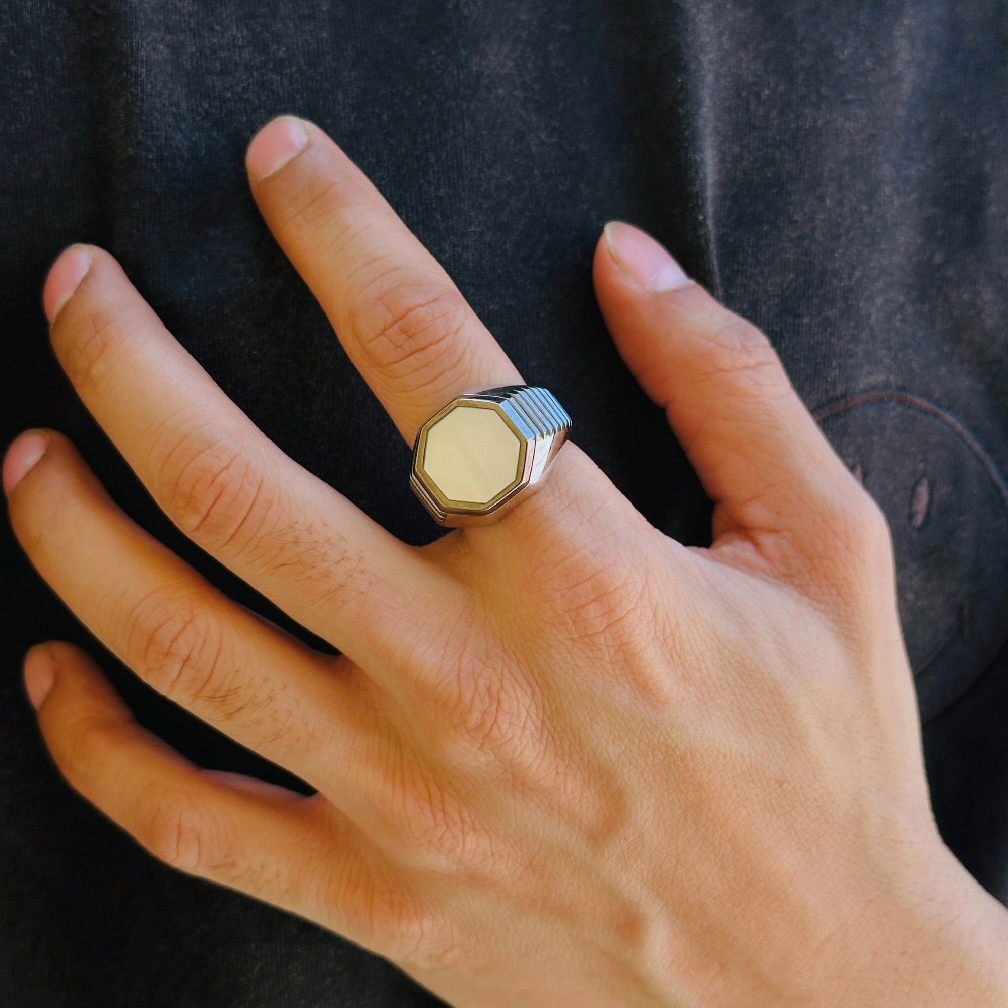 Barbara Mother of Pearl Silver 925 Ring