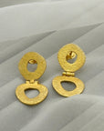 Ryan Gold Plated Silver 925 Earrings