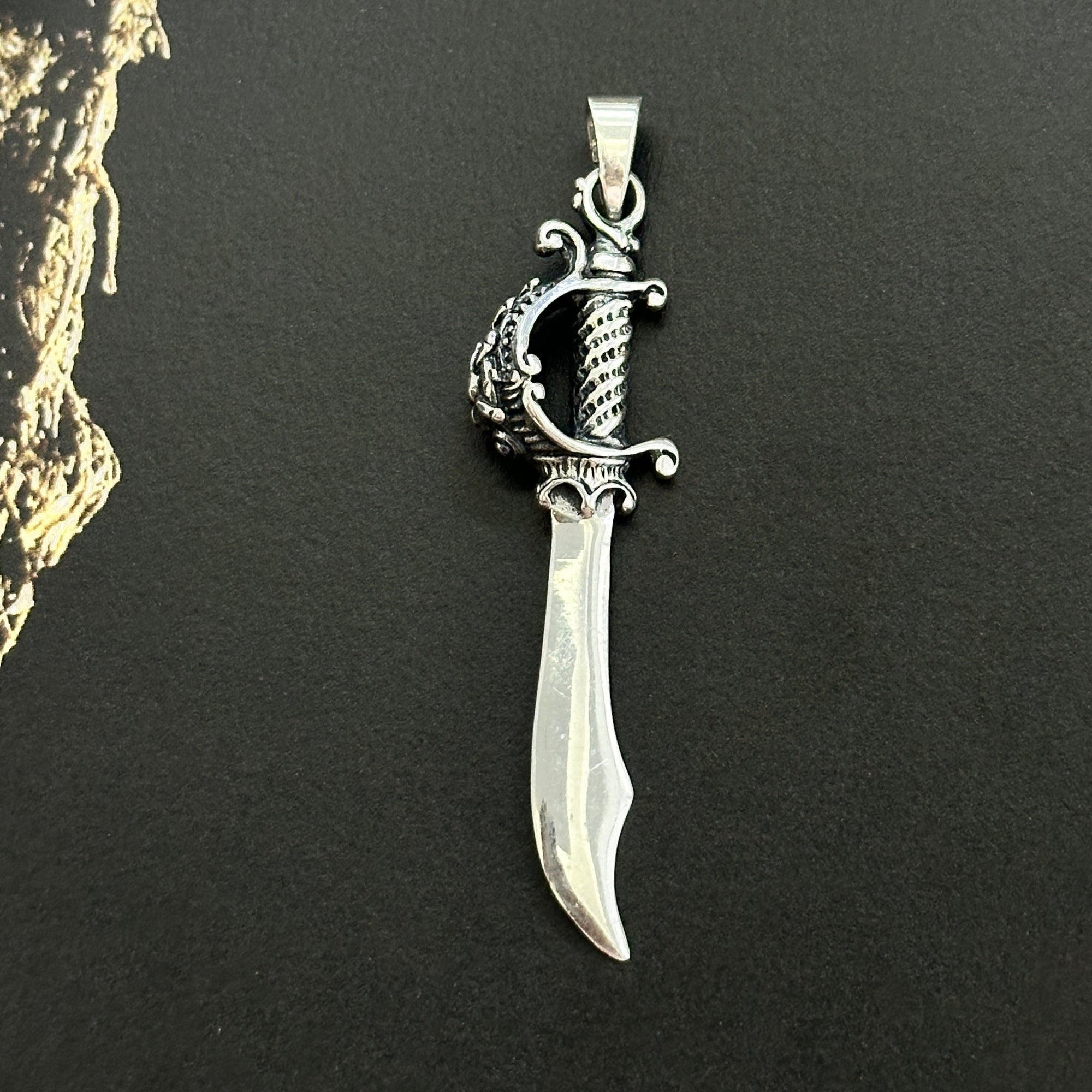 Sword Silver 925 Men's Pendant