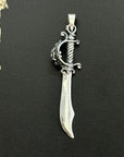 Sword Silver 925 Men's Pendant