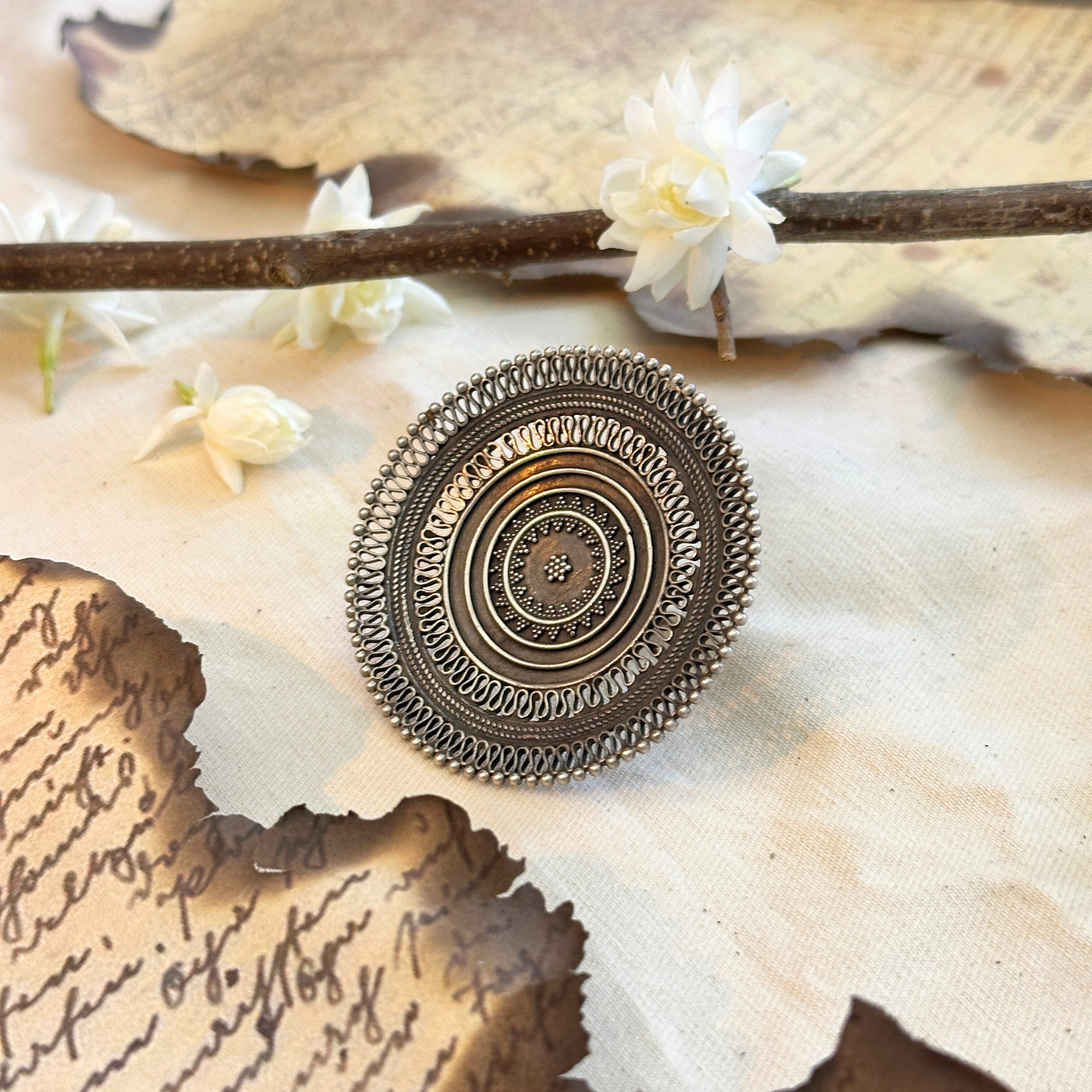 Chakra Traditional Silver 925 Ring