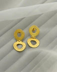 Ryan Gold Plated Silver 925 Earrings