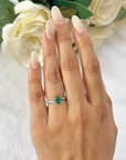 Emerald & Diamond Ring