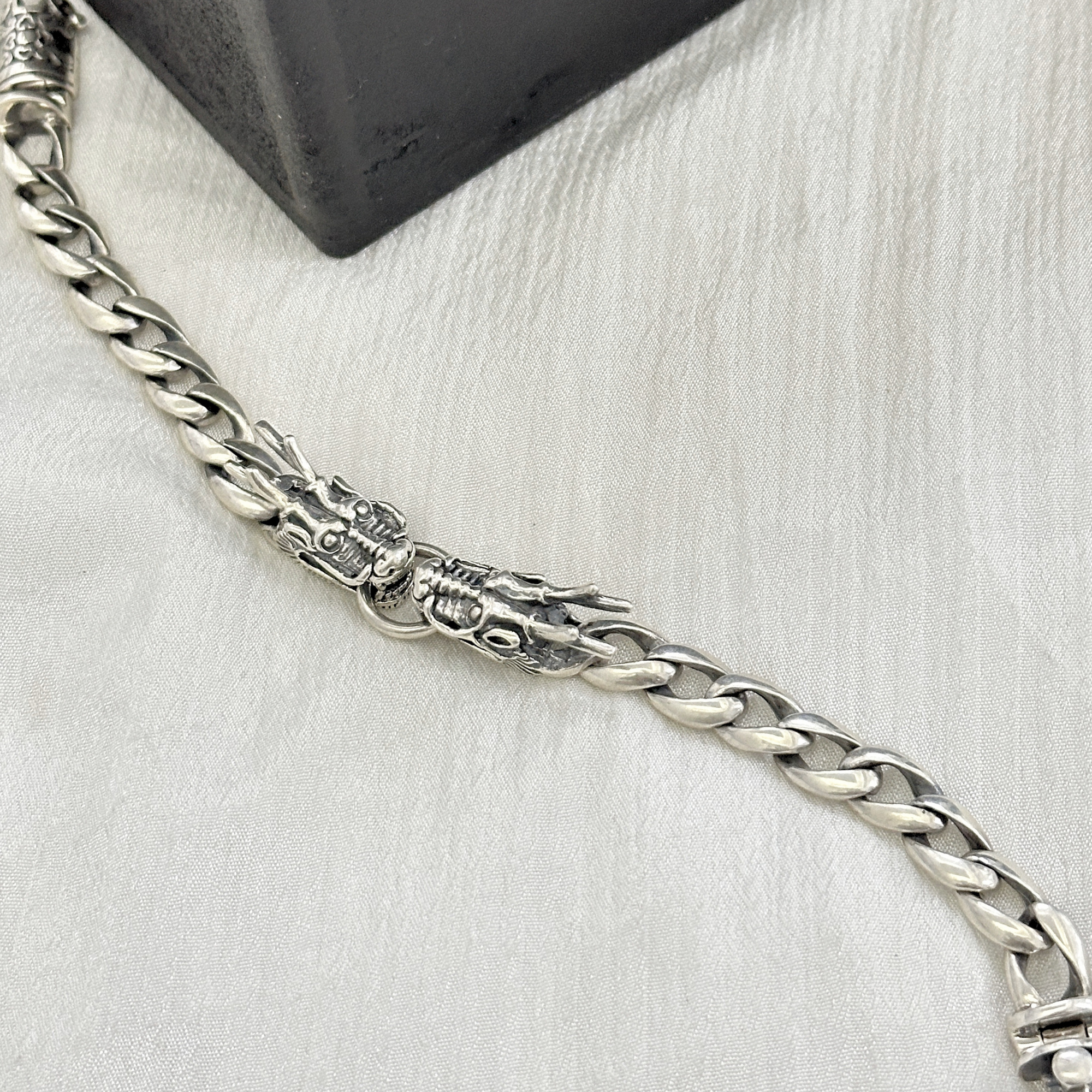 Dragon Silver 925 Men's Bracelet