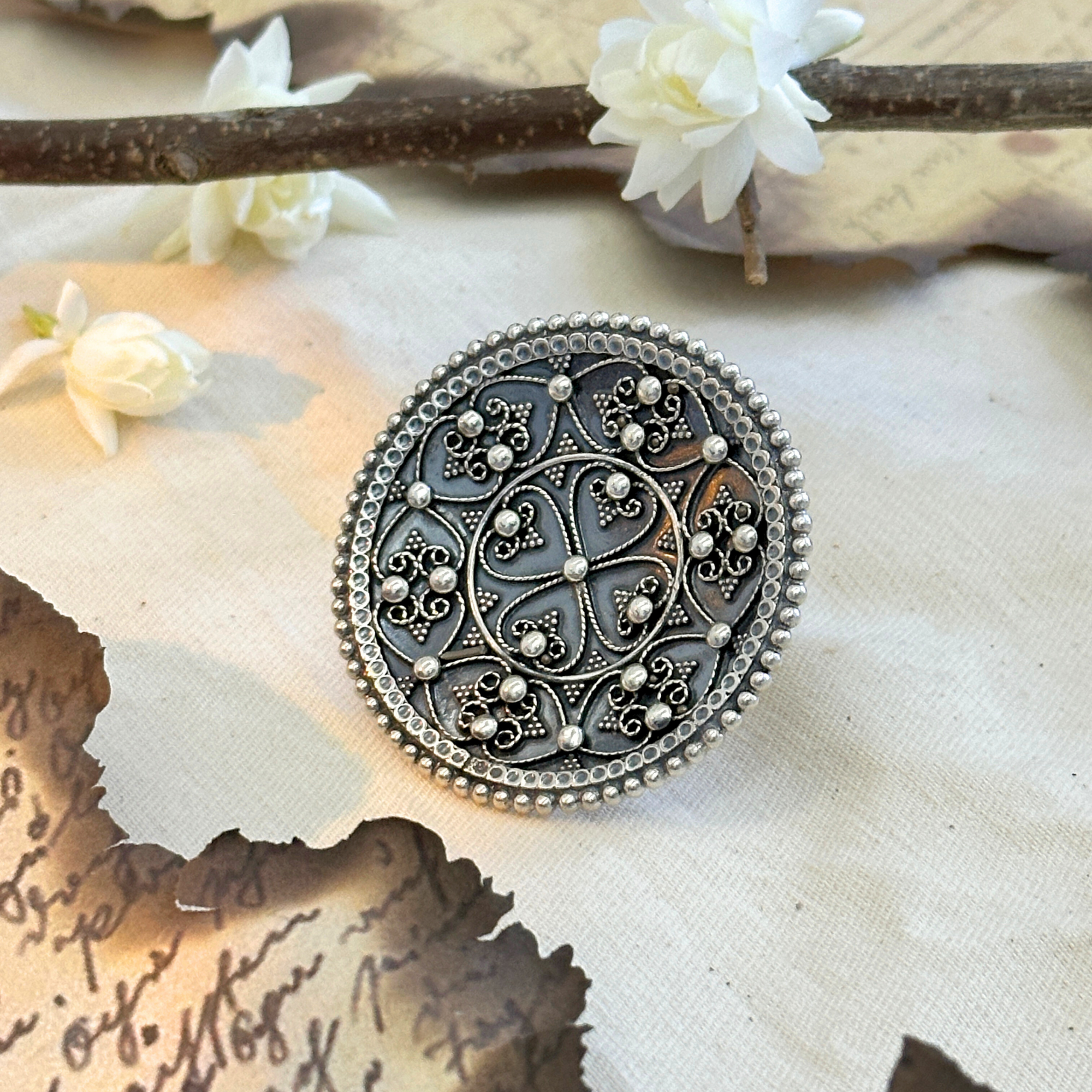Filigree Traditional Silver 925 Ring
