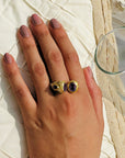 Brie Amethyst Silver 925 Love Ring