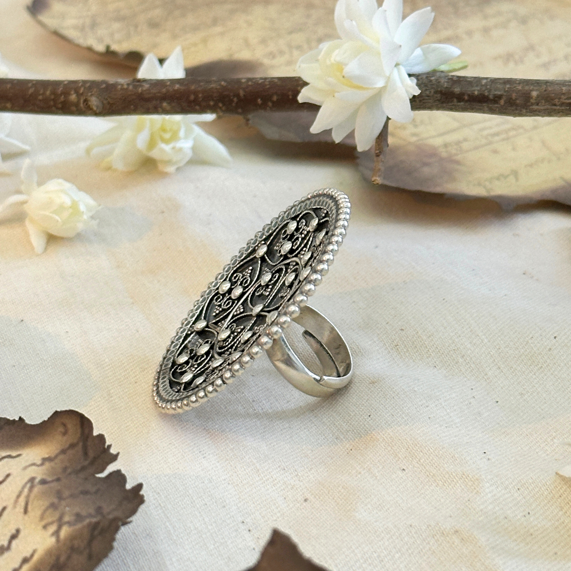 Filigree Traditional Silver 925 Ring