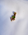 Peridot & Diamond 18K Gold Pendant