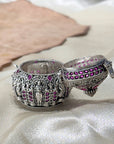 Silver 925 Dome Lid Devotional Box Openable Artifact