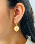 South Sea Pearl 18K Gold Earrings