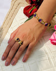 Brie Amethyst Silver 925 Love Ring