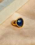 Hridya Sapphire 18K Gold Plated Silver 925 Rings