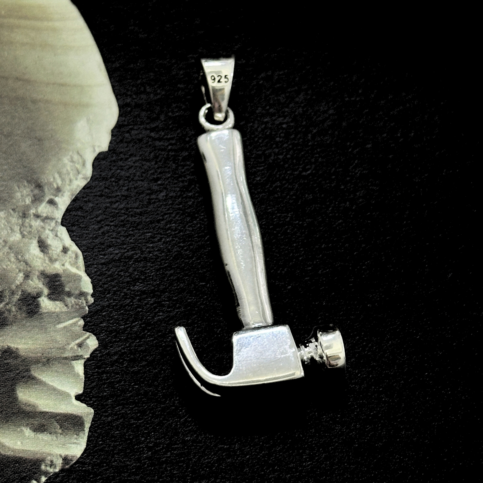 Hammer Silver 925 Men's Pendant