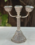 Pradipa Silver Candle Stand Artifact