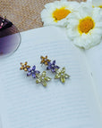 Bora Bora Color stone Silver 925 Earrings