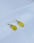 Lemon Quarts 18K Gold Earrings
