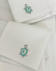 Turtle Silver 925 Men Cufflinks