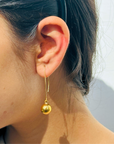 Everett Gold Plated Silver 925 Earrings