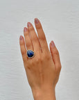 Hridya Sapphire 18K Gold Plated Silver 925 Rings