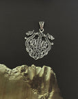 Viking Dragon Silver 925 Men's Pendant