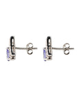 Eccentric Tanzanite Silver 925 Earrings
