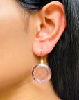 Ena Amethyst & Diamond Earrings