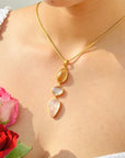 Ben Multistone 18K Gold Plated Silver 925 Love Pendant