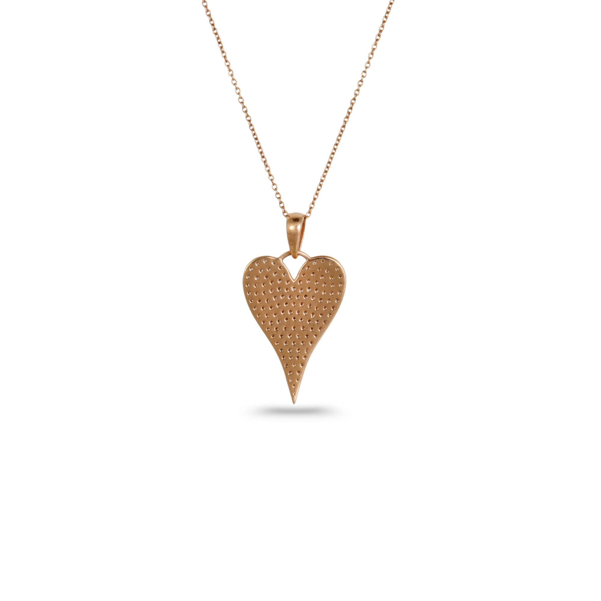Hina Studded Heart Diamond necklace