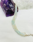 Innessa Silver 925 Aquamarine Beads Bracelet