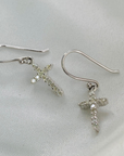 Glitzy Diamond Silver 925 Earrings