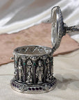 Silver 925 Embossed Hanuman Devotional Box Openable Artifact
