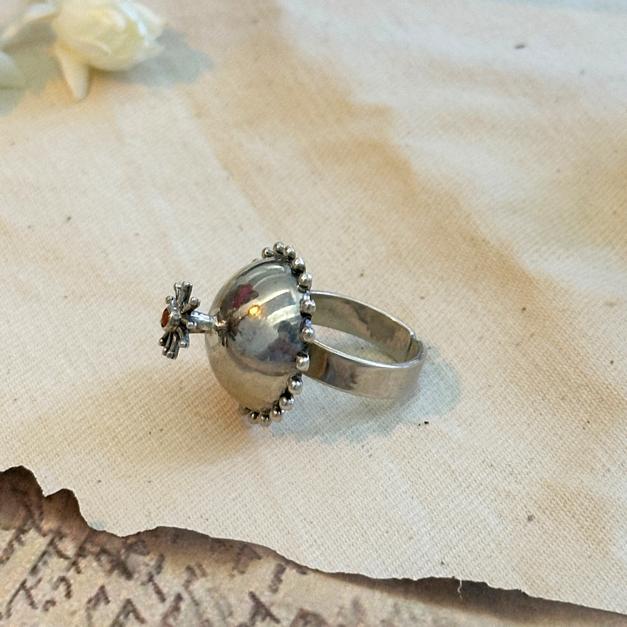 Sitara Traditional Designer Silver 925 Ring