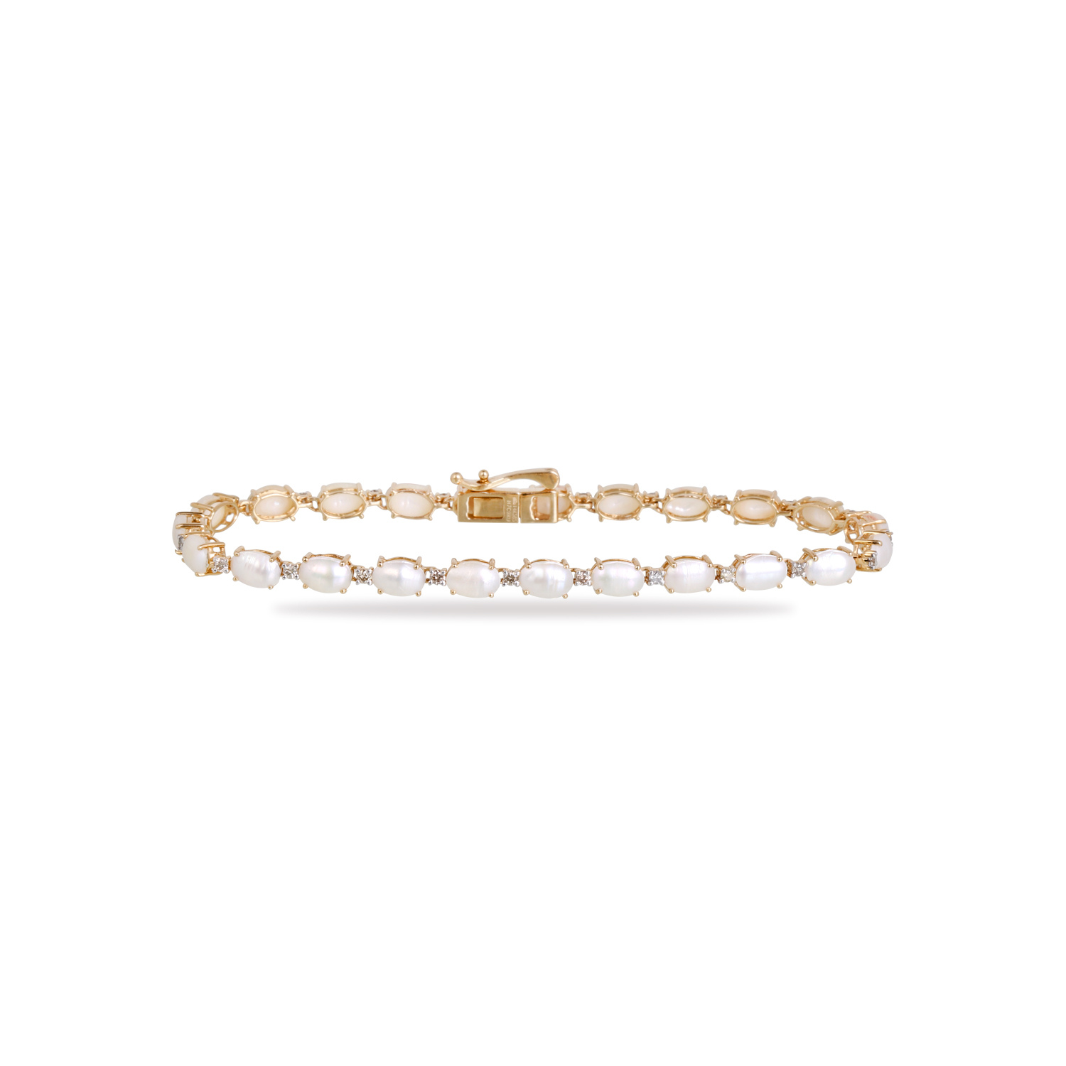 Zen Pearl & Diamond Bracelet