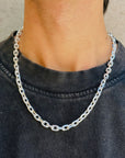 Zachary Silver 925 Link Chain Necklace