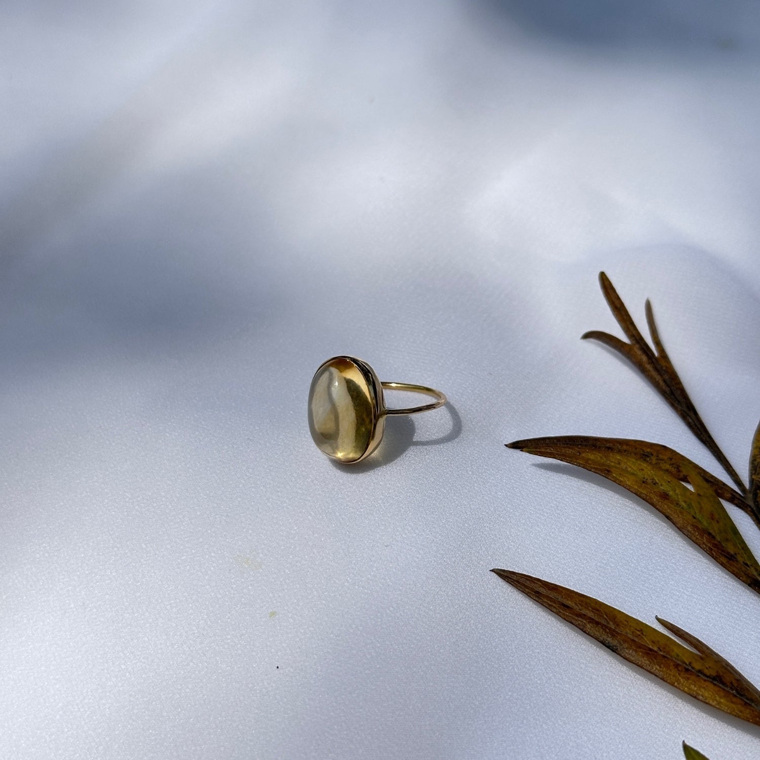 Citrine 14K Gold Ring