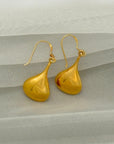 Agnees Gold Plated Silver 925 Earrings