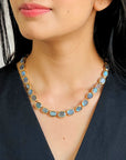 Dylan Labradorite 18K Gold Plated Silver 925 Necklace