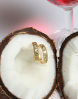 Sreaka Peridot 18K Gold Plated Silver 925 Earrings