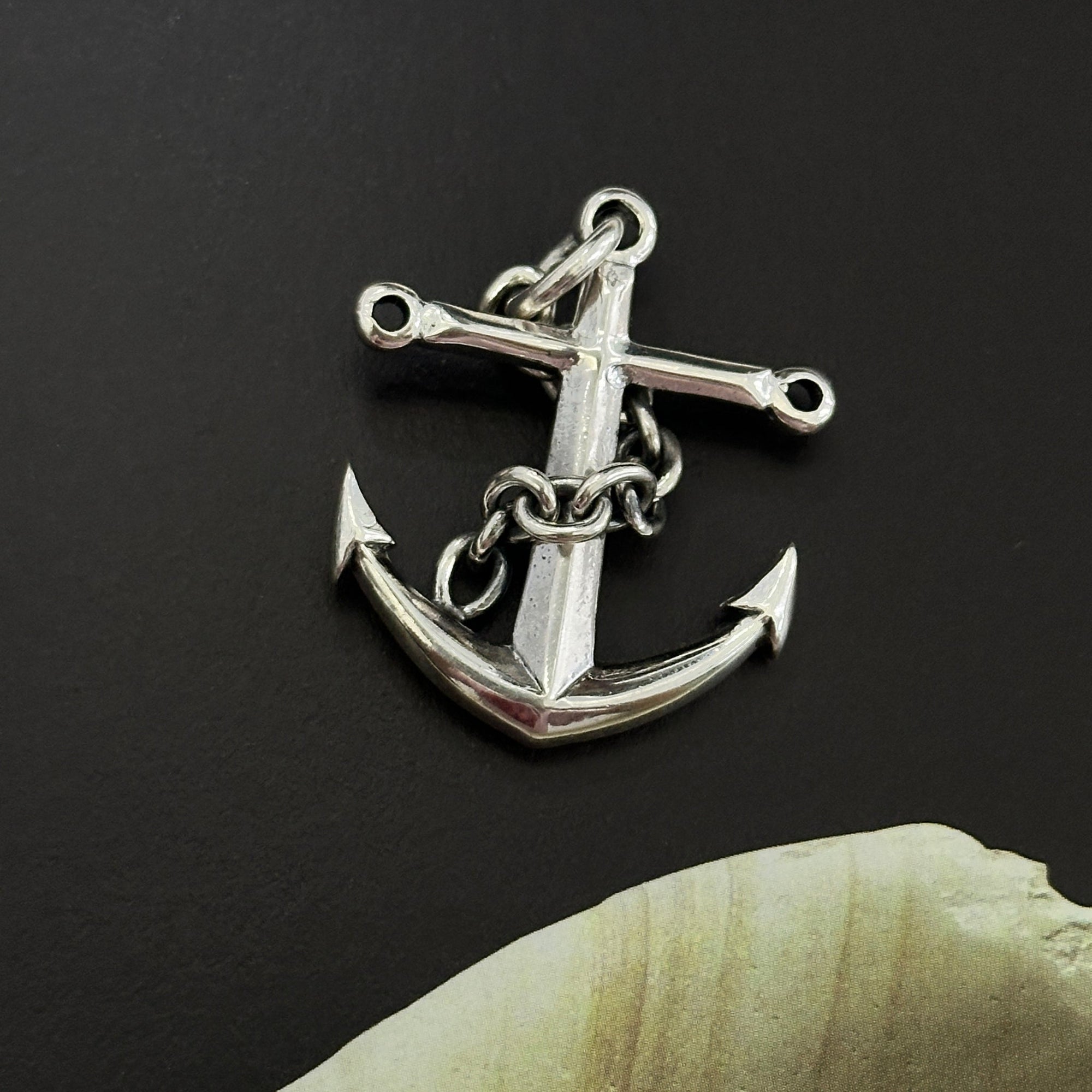 Anchor Silver 925 Men's Pendant