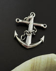 Anchor Silver 925 Men's Pendant