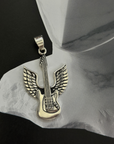 Guitar Silver 925 Men's Pendant