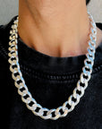 Keith Cuban Silver 925 Chain Necklace