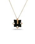 Black Onyx & Diamond 18K Gold Pendant