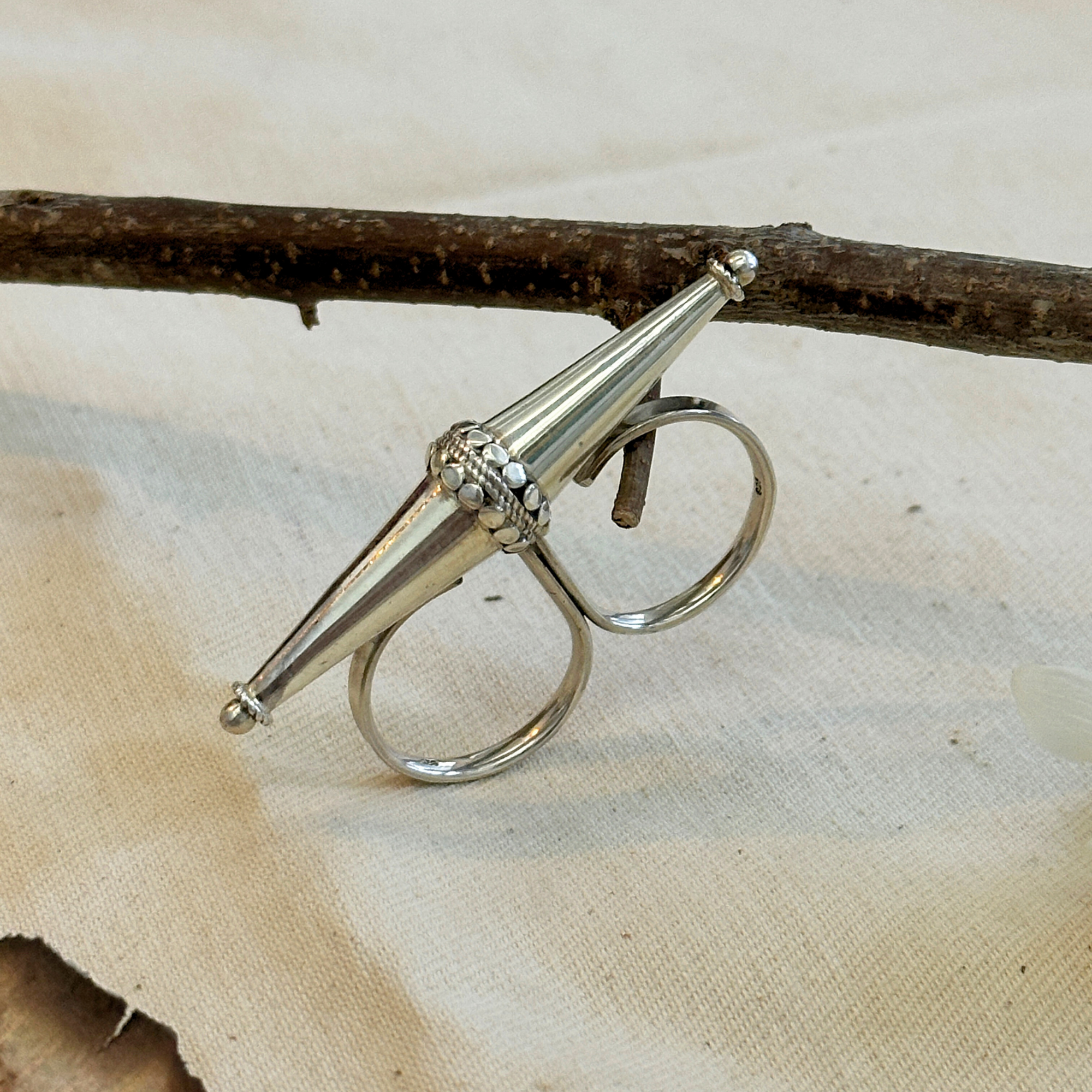 Astra Traditional Silver 925 Twin Ring