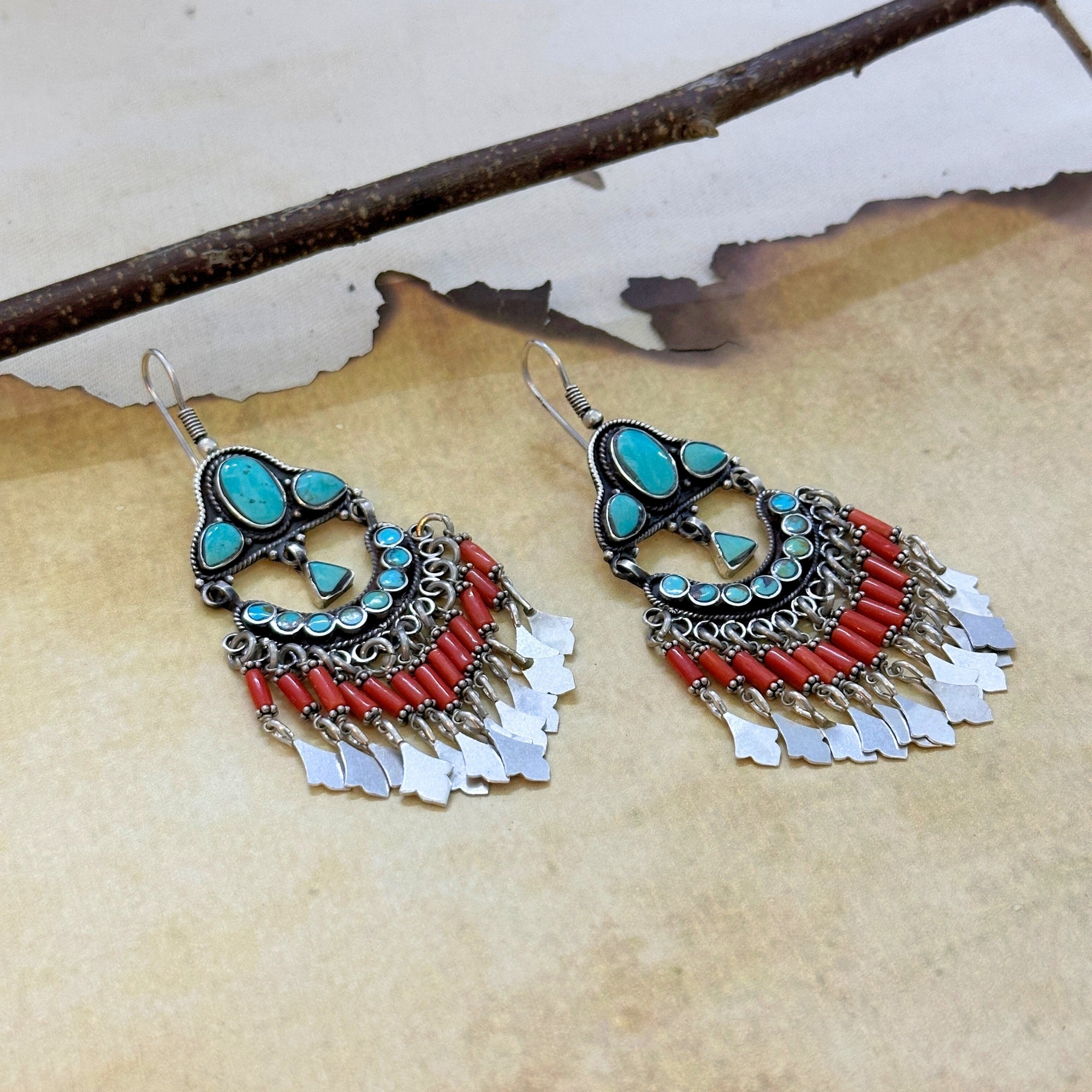 Daivey Traditional Silver 925 Earrings